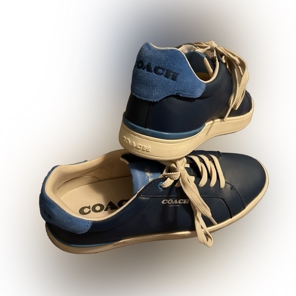CLIP LOW TOP SNEAKER IN COLORBLOCK (COACH G4948) ADMIRAL BRIGHT BLUE - Picture 4 of 6